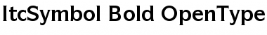 ITC Symbol Bold Font