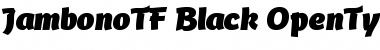 JambonoTF-Black Regular Font