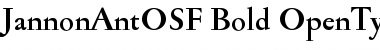 Jannon Ant OSF Font