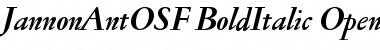 Jannon Ant OSF Font