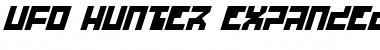 Download UFO Hunter Expanded Italic Font
