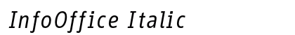 InfoOffice Italic Preview