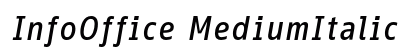 InfoOffice MediumItalic Preview