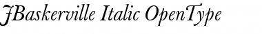 J Baskerville Italic Font