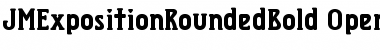 Download JMExpositionRoundedBold Font