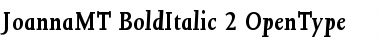 Joanna MT Bold Italic