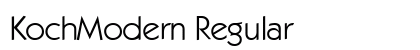 KochModern Regular Preview
