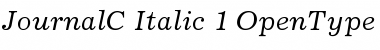 JournalC Italic