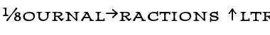 JournalFractions-Ultra Ultra Font