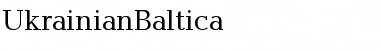 UkrainianBaltica Normal Font