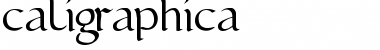 caligraphica Regular Font