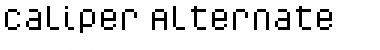 Caliper Alternate Font