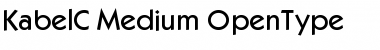 KabelC Medium Regular Font