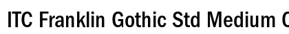 ITC Franklin Gothic Std Medium Condensed Preview