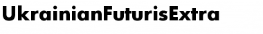 UkrainianFuturisExtra Regular Font
