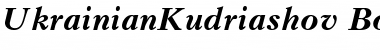 UkrainianKudriashov Font