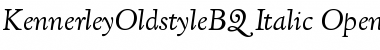 Kennerley Old Style BQ Regular Font