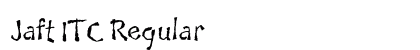 Jaft ITC Regular font free download