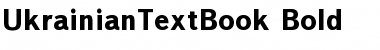 UkrainianTextBook Bold Font