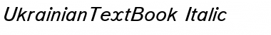 UkrainianTextBook Italic