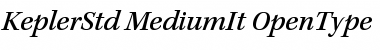 Kepler Std Medium Italic