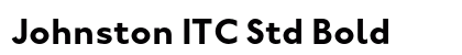 Johnston ITC Std Bold font free download