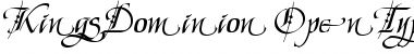 KingsDominion Font