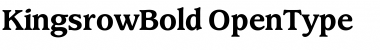 KingsrowBold Font