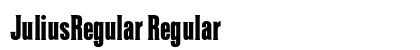JuliusRegular Regular