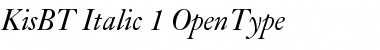 Kis Italic Font