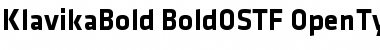 Klavika Bold Bold OSTF