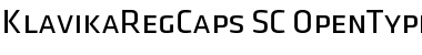 Klavika Reg Caps Regular Font