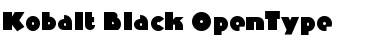 Kobalt Black Font