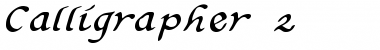 Calligrapher 2 Regular Font