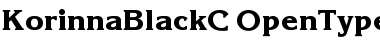 KorinnaBlackC Regular Font