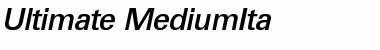 Ultimate-MediumIta Regular Font