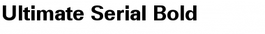 Ultimate-Serial Font