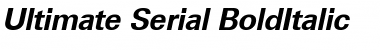 Ultimate-Serial Font