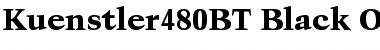 Kuenstler 480 Black Font