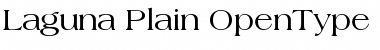 Laguna-Plain Regular Font