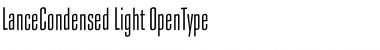 LanceCondensed Font