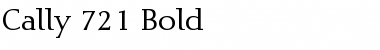 Cally 721 Bold Font