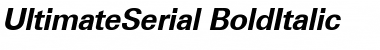 Download UltimateSerial Font