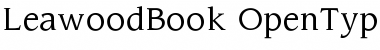 Leawood Book Font