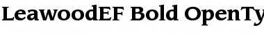 LeawoodEF-Bold Font