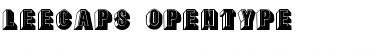 Leecaps Font