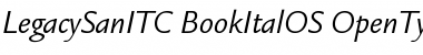 Legacy Sans ITC Book Italic OS