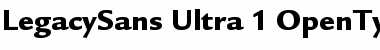 ITC Legacy Sans Ultra Font