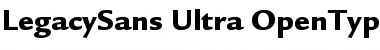 ITC Legacy Sans Ultra Font
