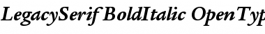 ITC Legacy Serif Bold Italic